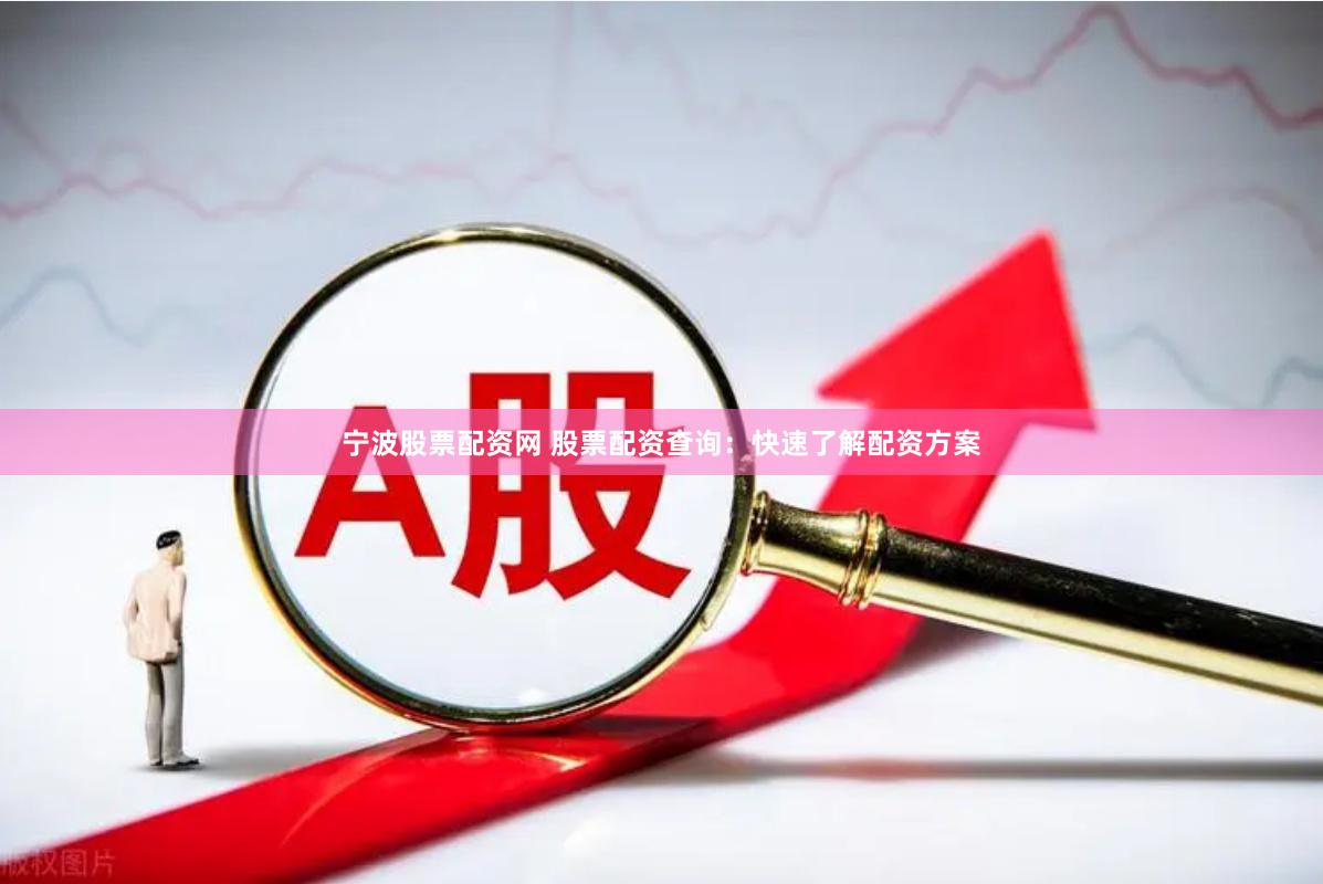 宁波股票配资网 股票配资查询：快速了解配资方案